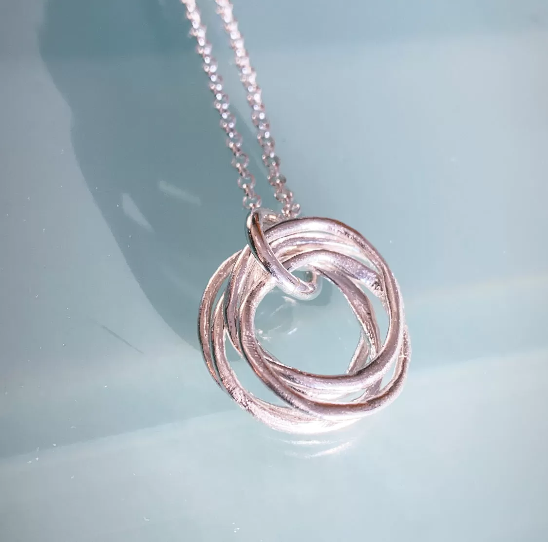 5 Decades Fine Silver Necklace