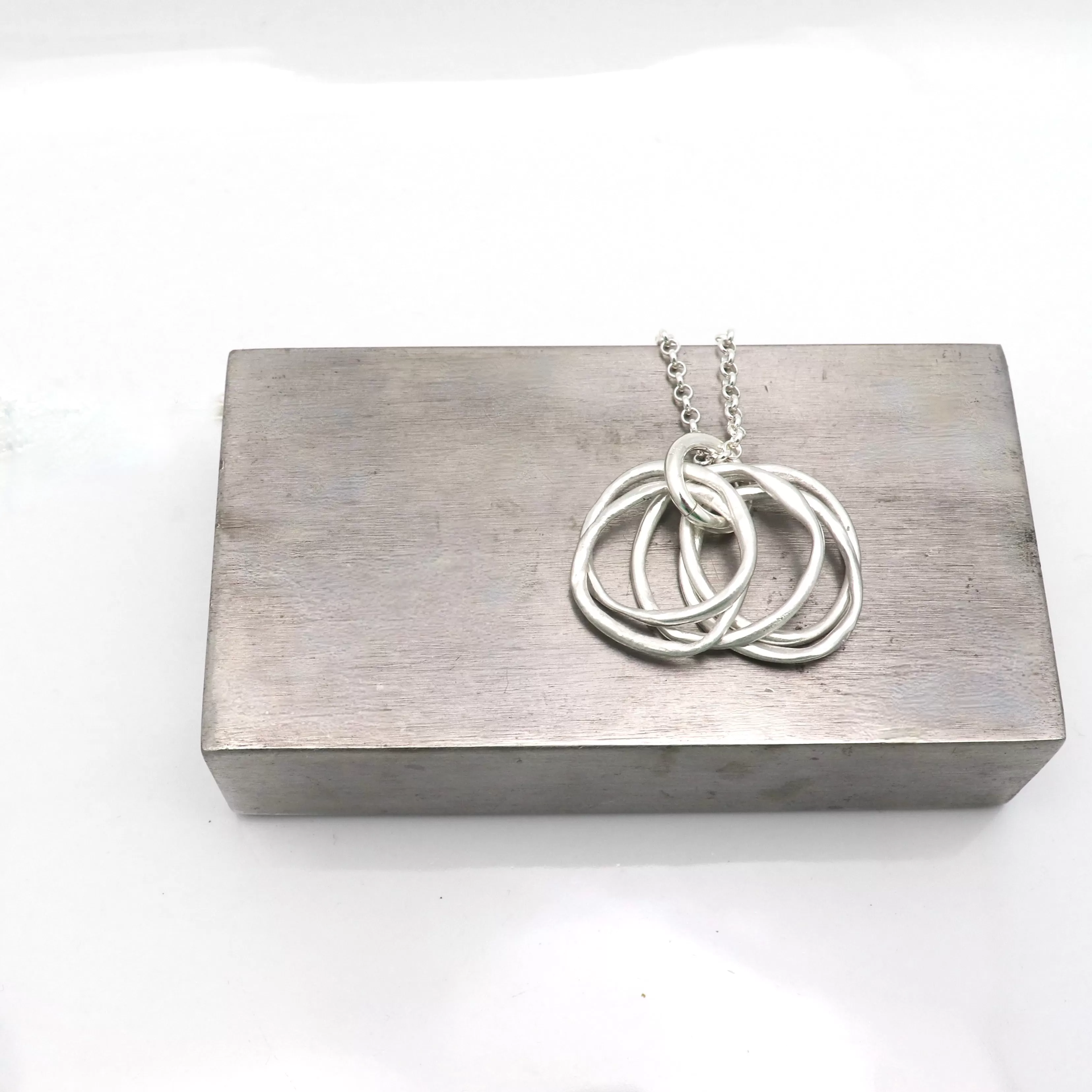 5 Decades Fine Silver Necklace