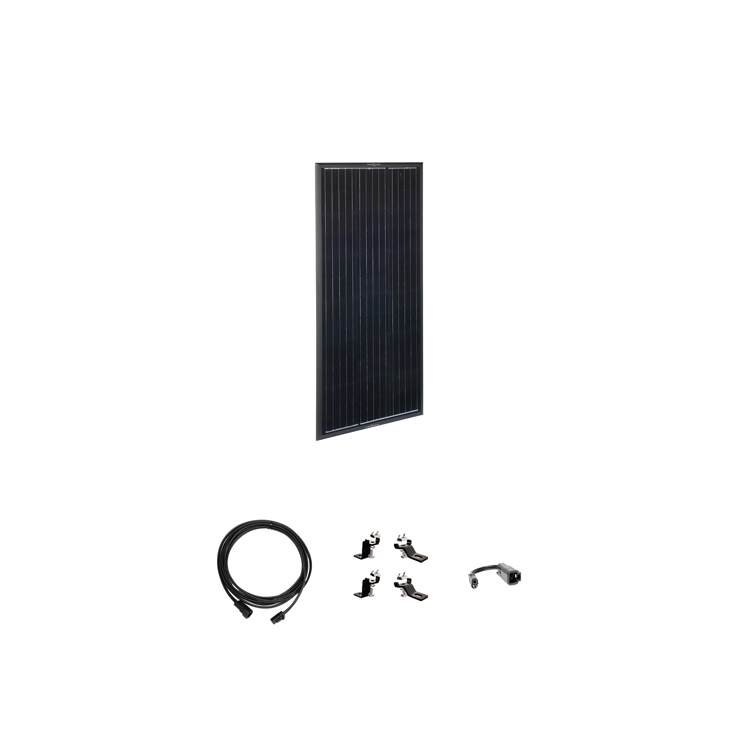 AirStream OBSIDIAN SERIES 100 Watt Solar Panel Expansion Kit