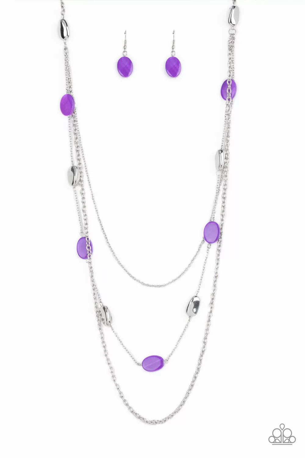 Barefoot and Beachbound - Purple Necklace