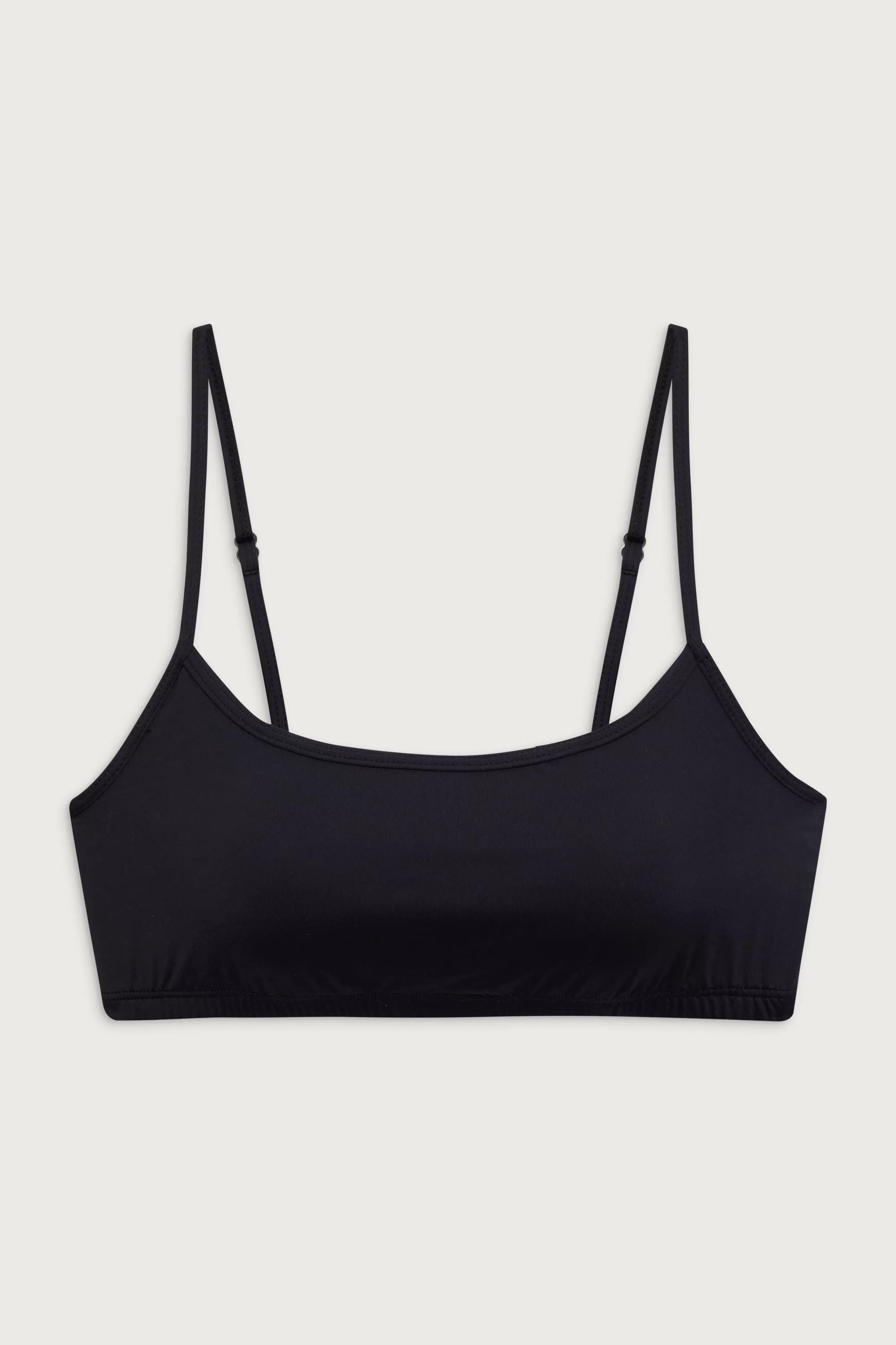 Bay View Bralette Bikini Top - Black