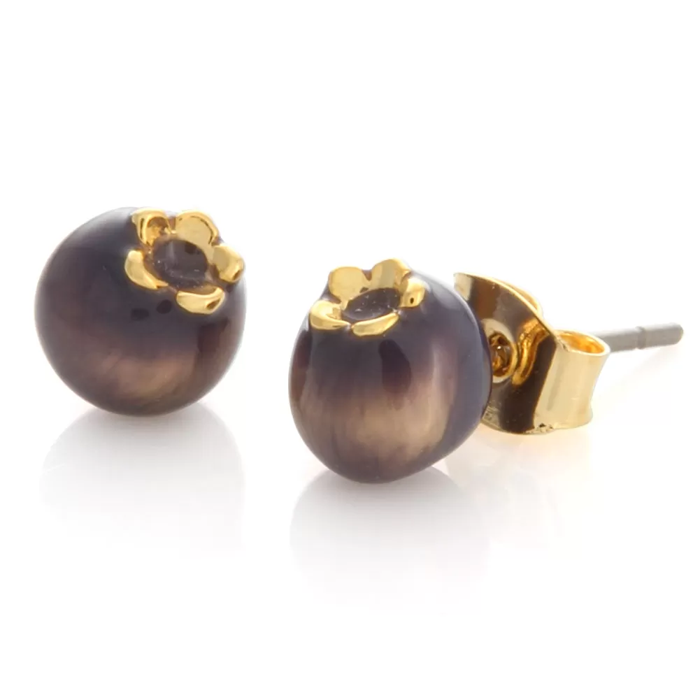 Blueberry Cute Fruits Studs Earrings