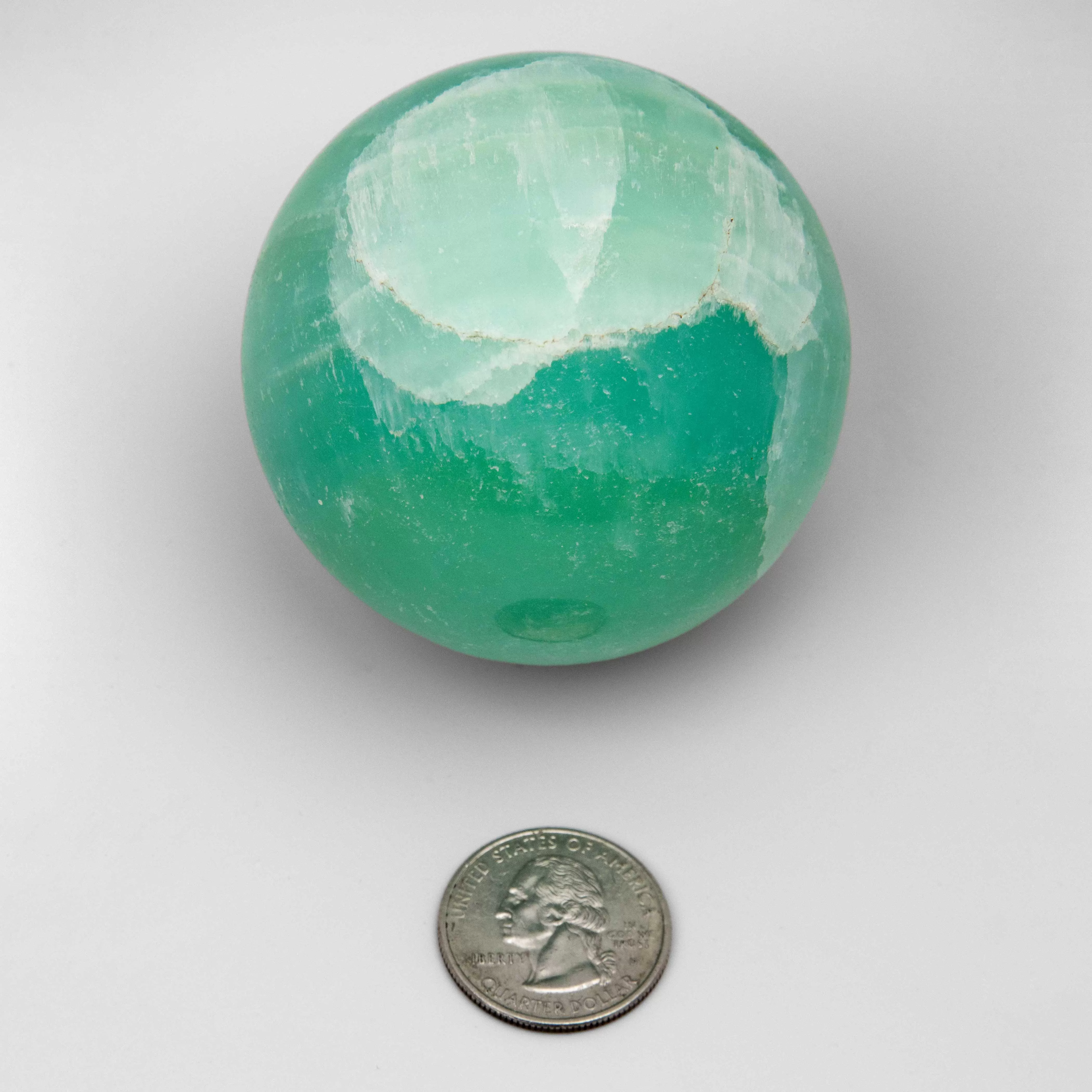 Calcite - Pistachio, Sphere