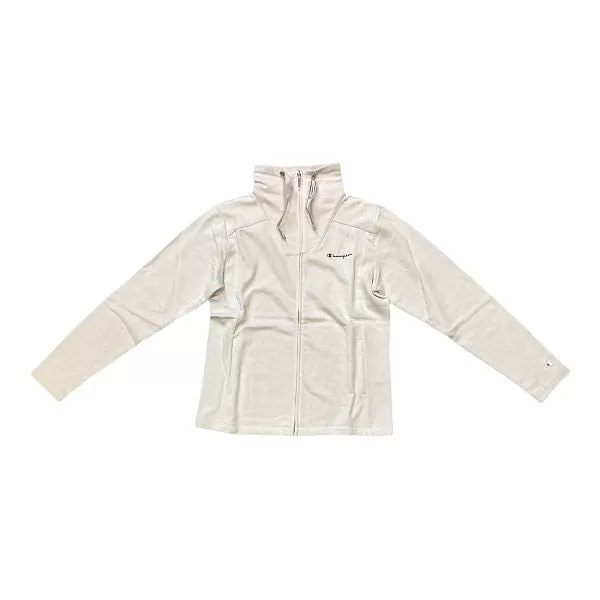 Champion women's tracksuit 115130 MS014 HAS beige-black