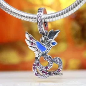 Chinese Mythical Phoenix Dangle Charm 790102C01