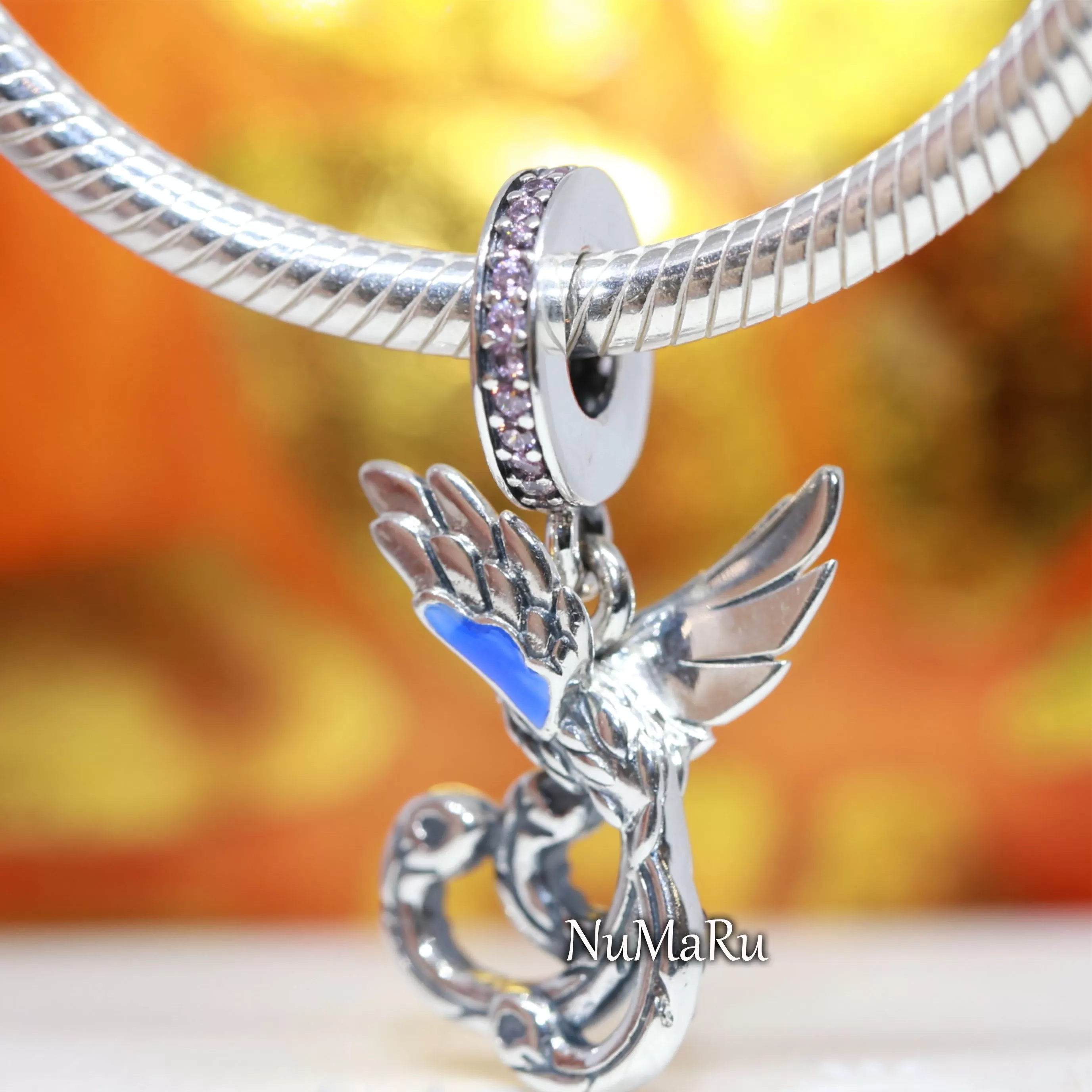 Chinese Mythical Phoenix Dangle Charm 790102C01