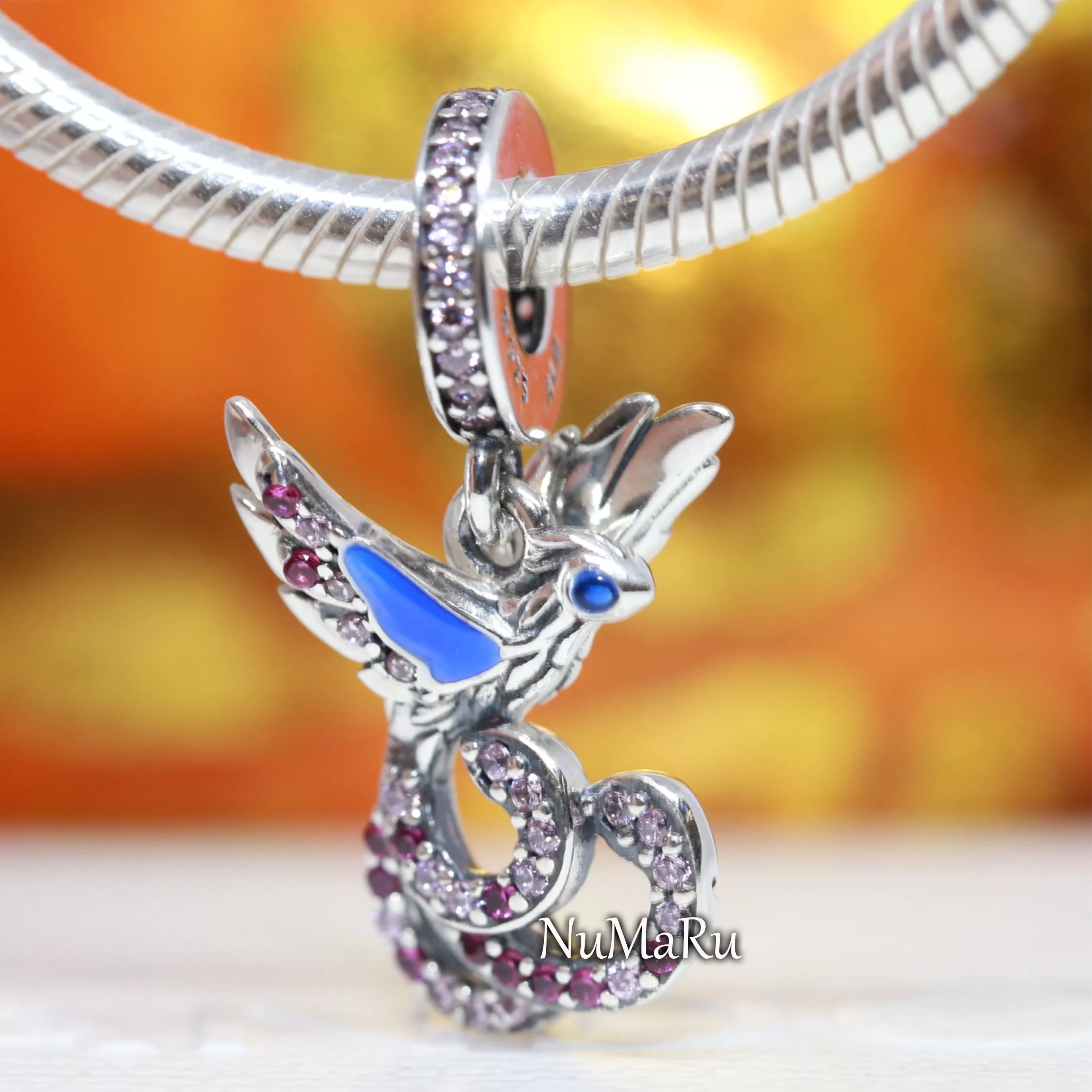 Chinese Mythical Phoenix Dangle Charm 790102C01