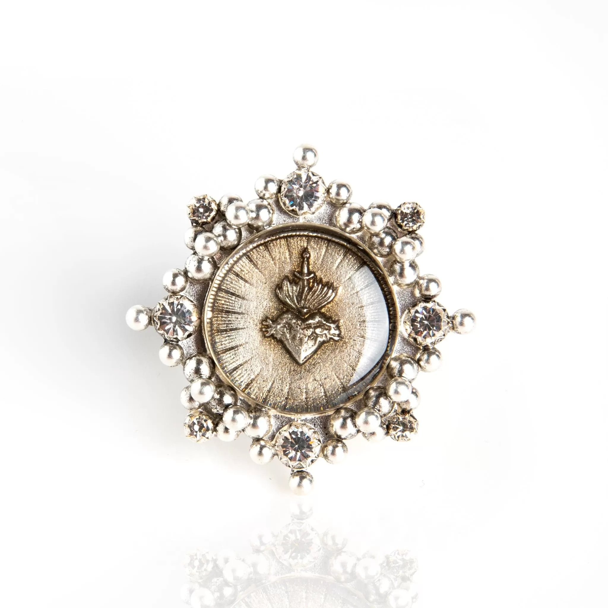 Cloister Sacred Heart Ring