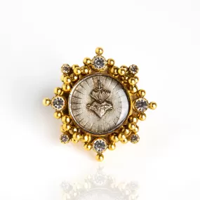 Cloister Sacred Heart Ring