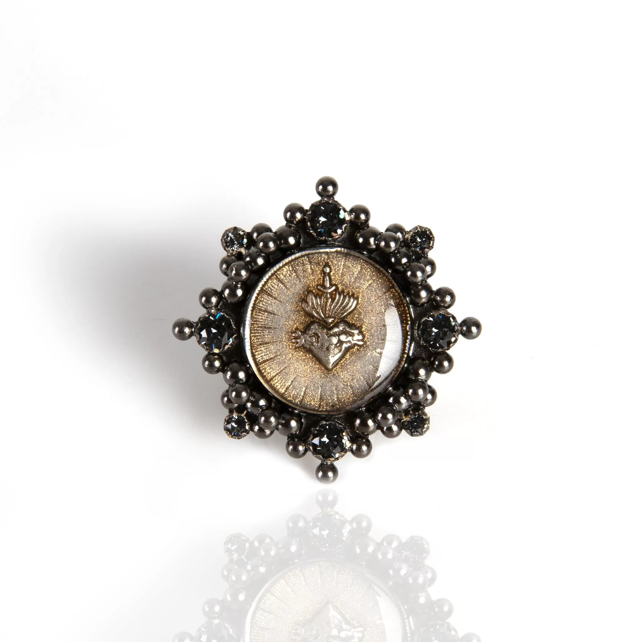 Cloister Sacred Heart Ring