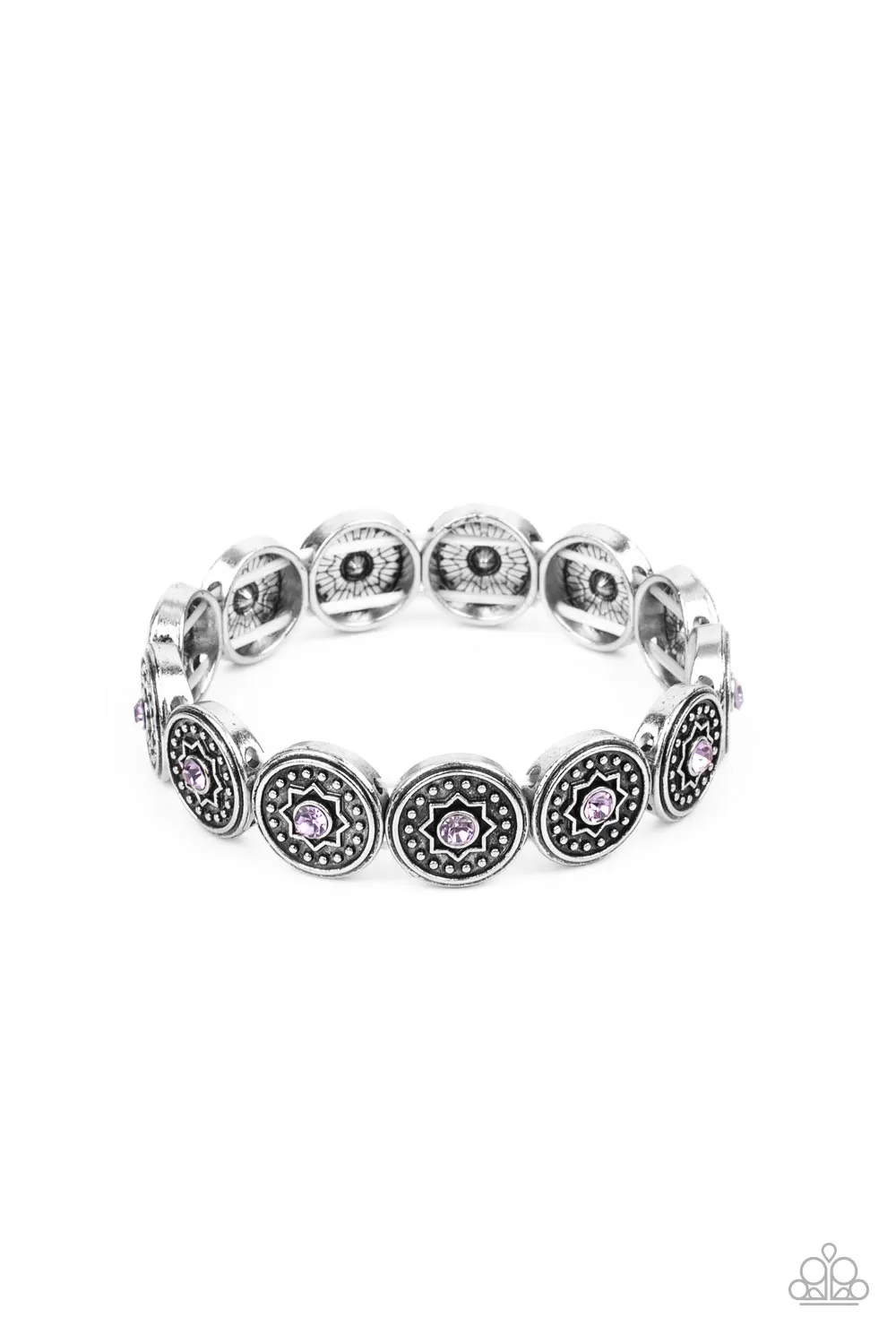 Colorfully Celestial - Purple Bracelet