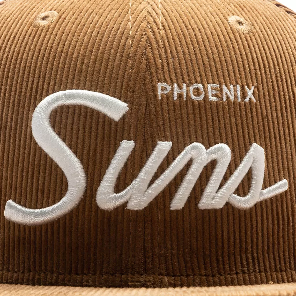 Corduroy Script 9Fifty Snapback - Phoenix Suns