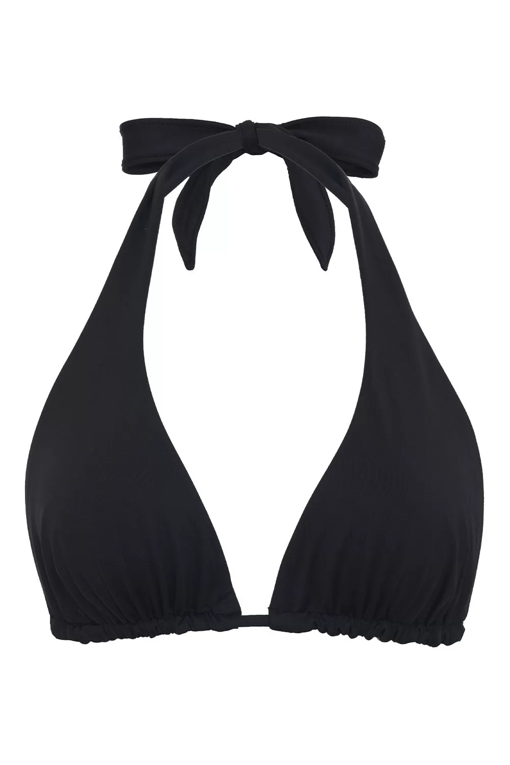 Diana Halter Bikini Top - Black