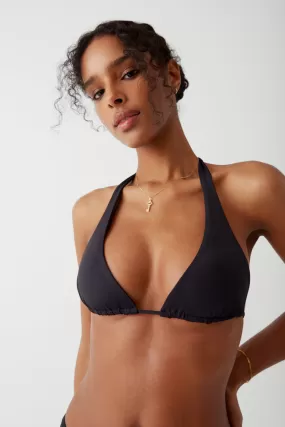 Diana Halter Bikini Top - Black