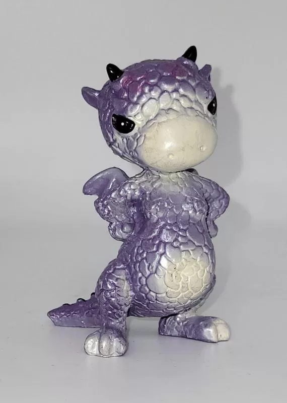 Dragon, Surley Purple & Grey  3.5in. T.