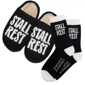 Dreamers & Schemers Stall Rest Slippers in Black - Women's 6.5