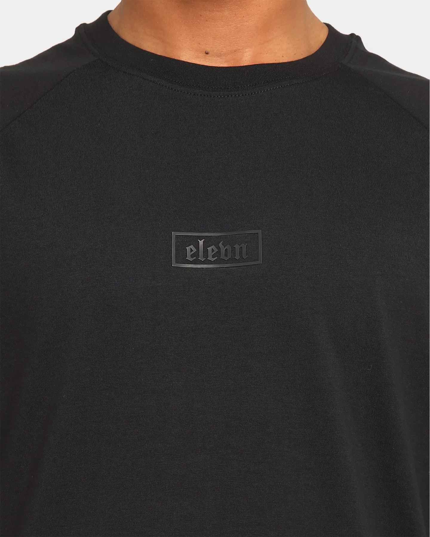 Elevn Clothing Co. Primitive Raglan Muscle Black