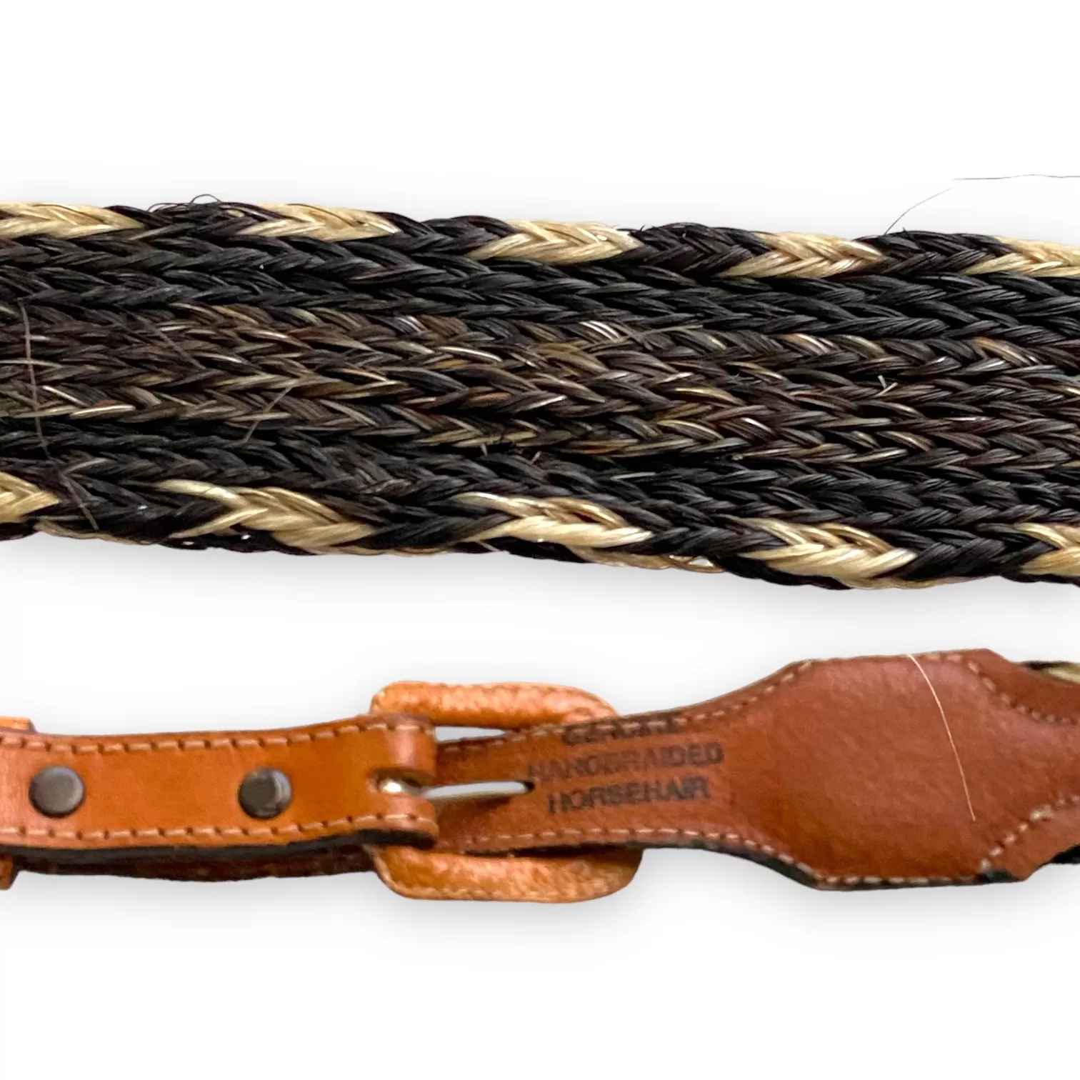 Hand Braided Horse Hair Belt