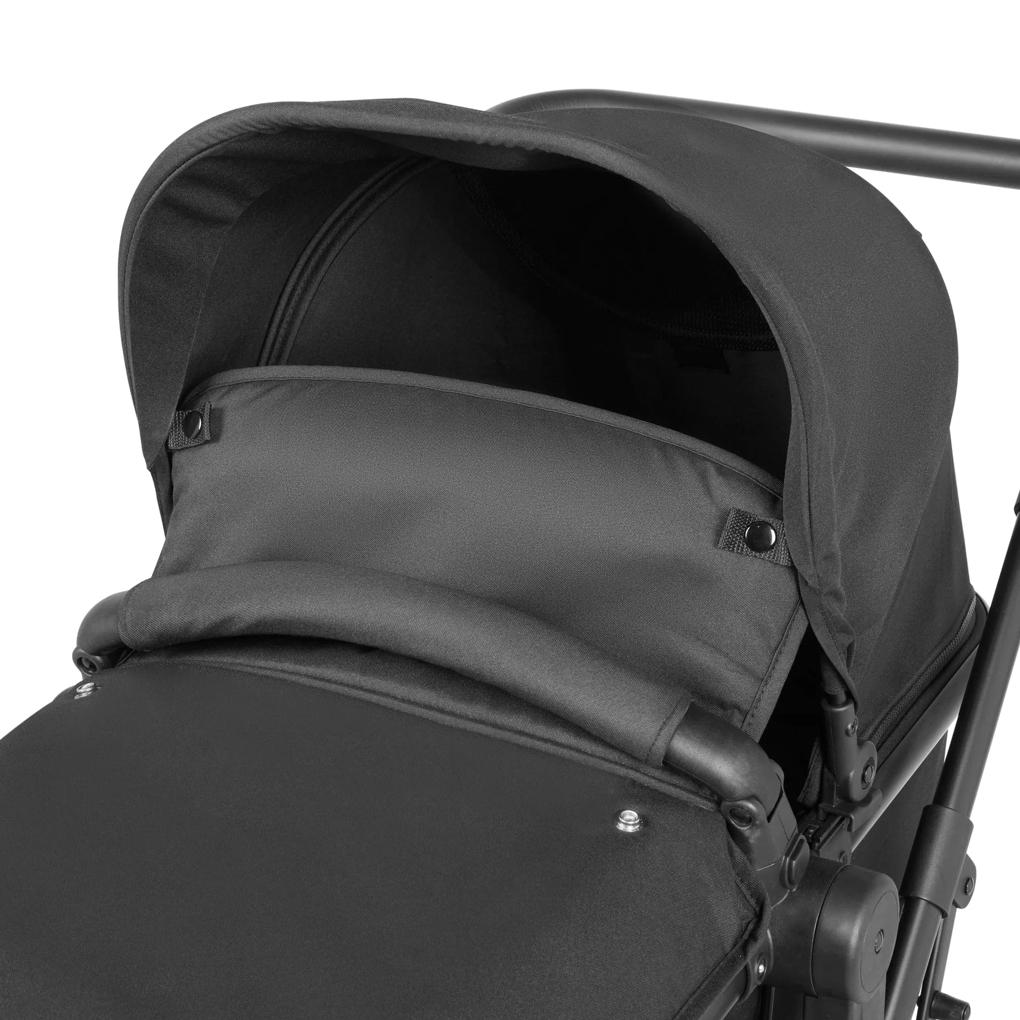 Ickle Bubba Comet I-Size Travel System With Stratus Car Seat & Isofix Base - Black / Black / Black