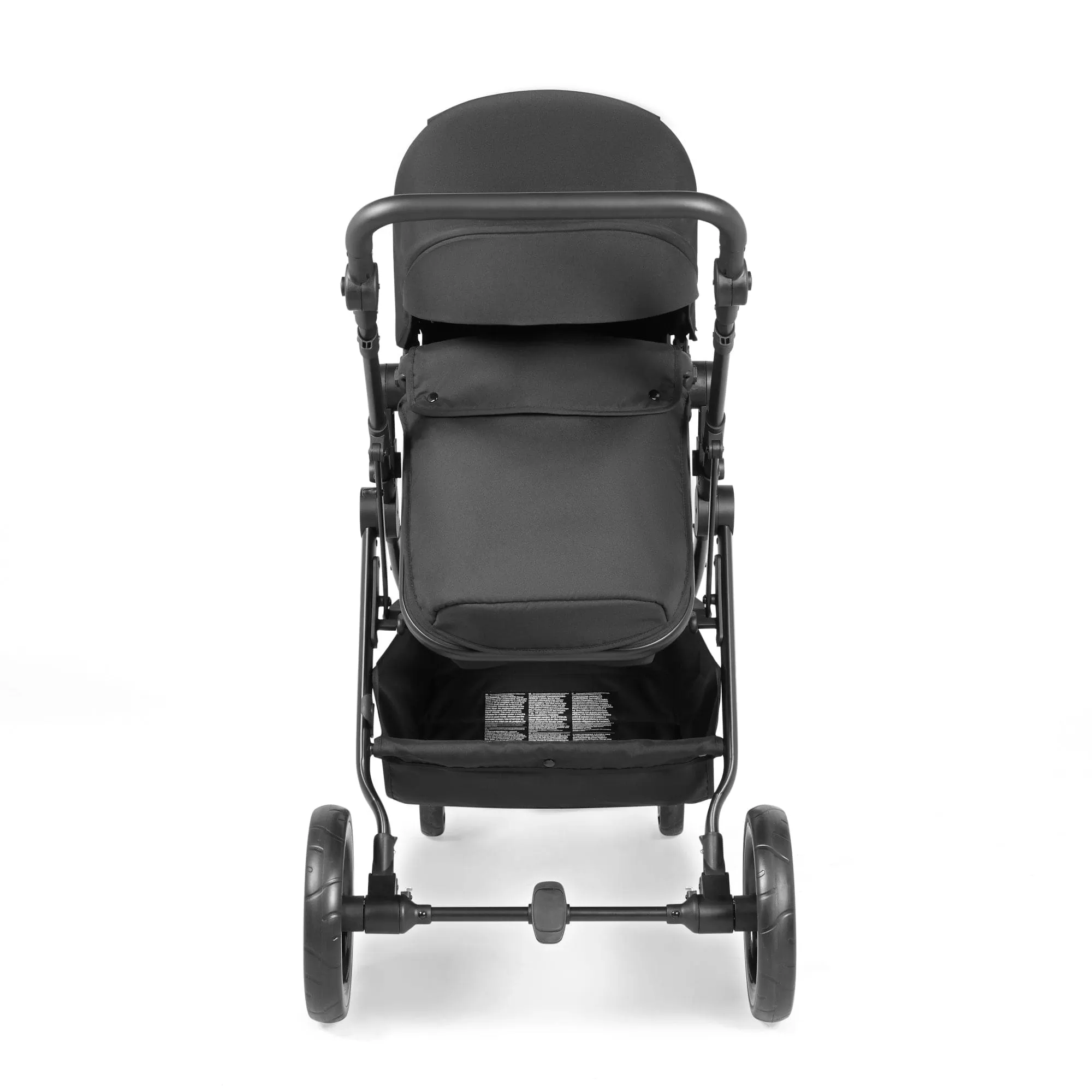 Ickle Bubba Comet I-Size Travel System With Stratus Car Seat & Isofix Base - Black / Black / Black