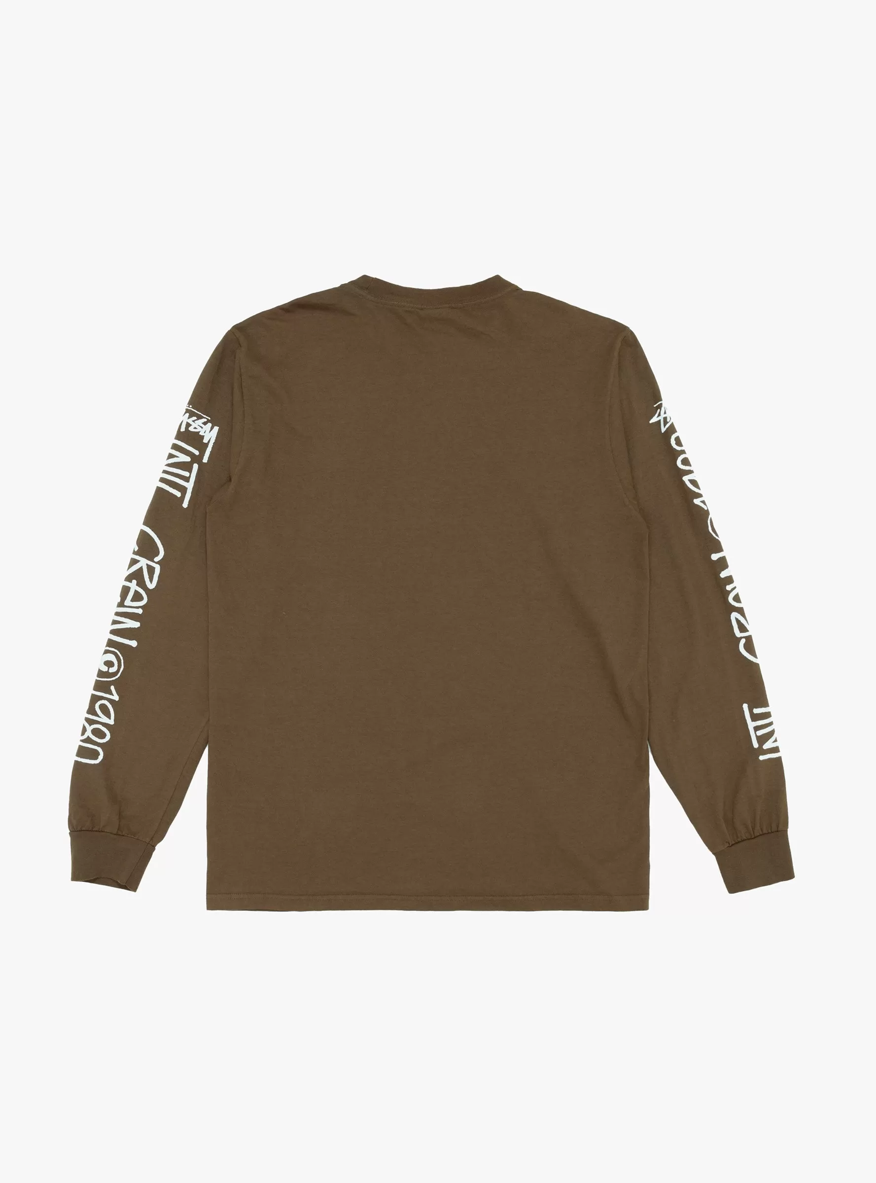 Intl. Crew Pig. Dyed LS T-shirt Brown