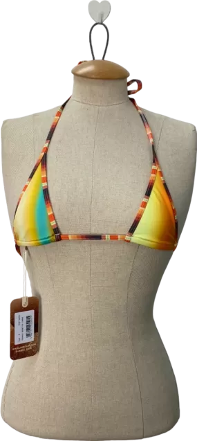 Jaded London Multicolor Ombre Triangle Bikini Top UK Size 6