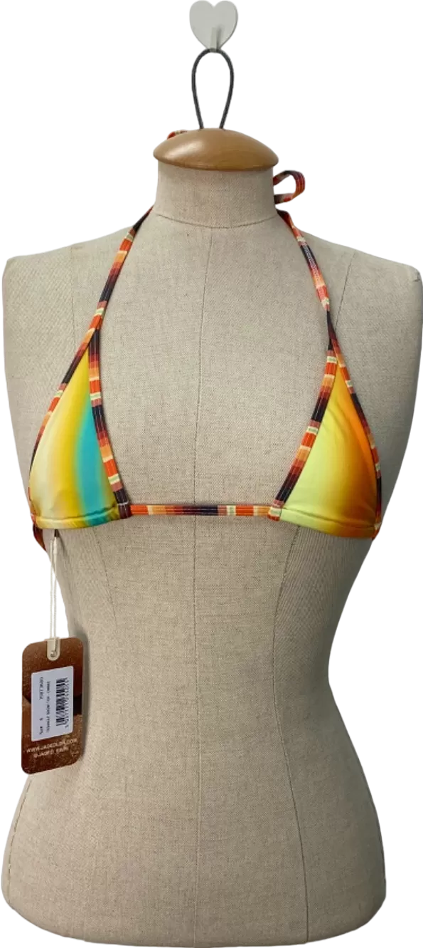 Jaded London Multicolor Ombre Triangle Bikini Top UK Size 6