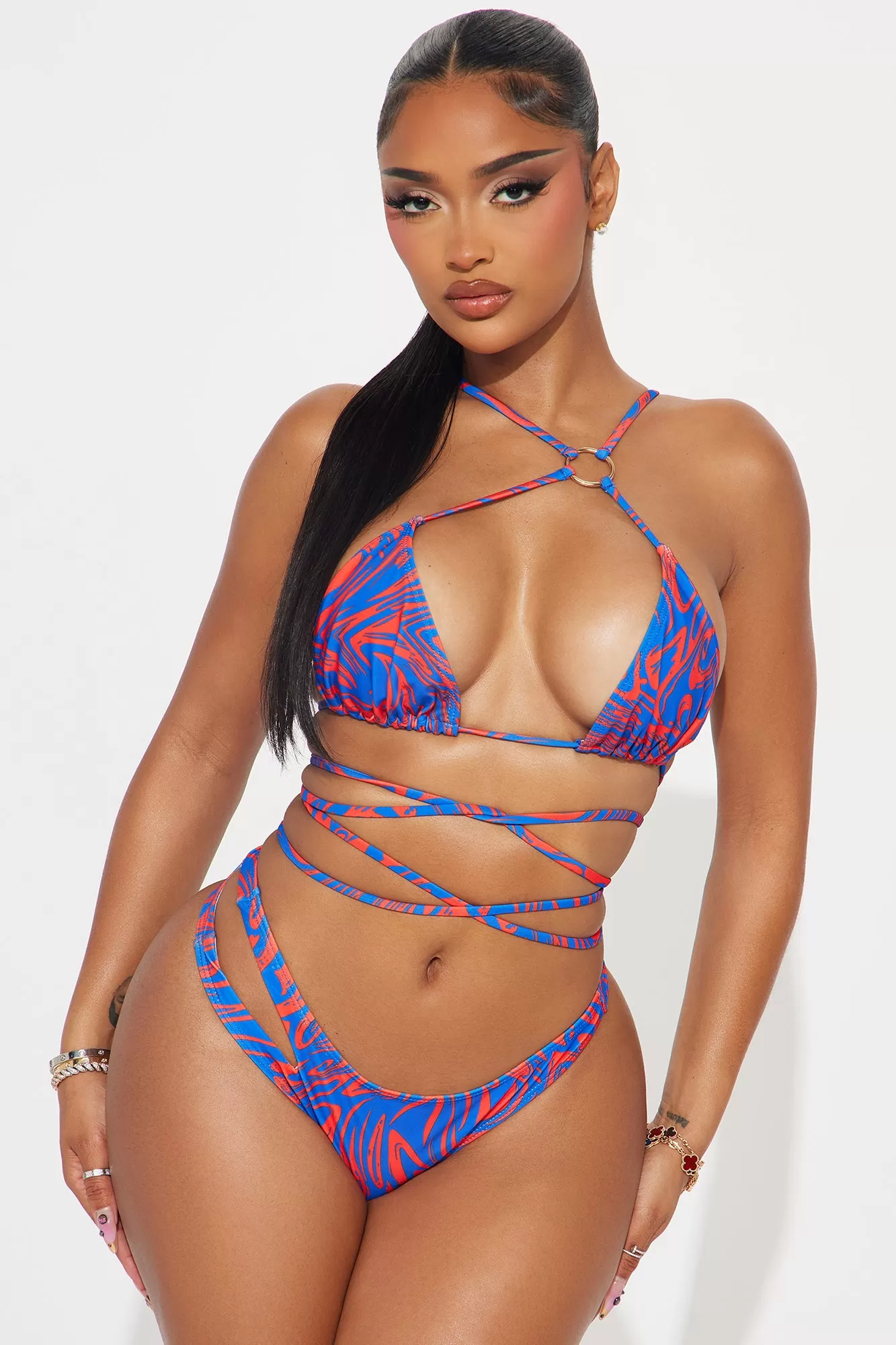 Jailyne 2 Piece Bikini - Blue/combo