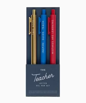 Jotter Gel Pens, Set of 3 - The Teacher