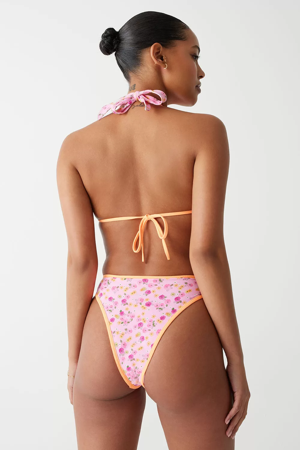 Laura High Waist Cheeky Bikini Bottom - Queen's Bath