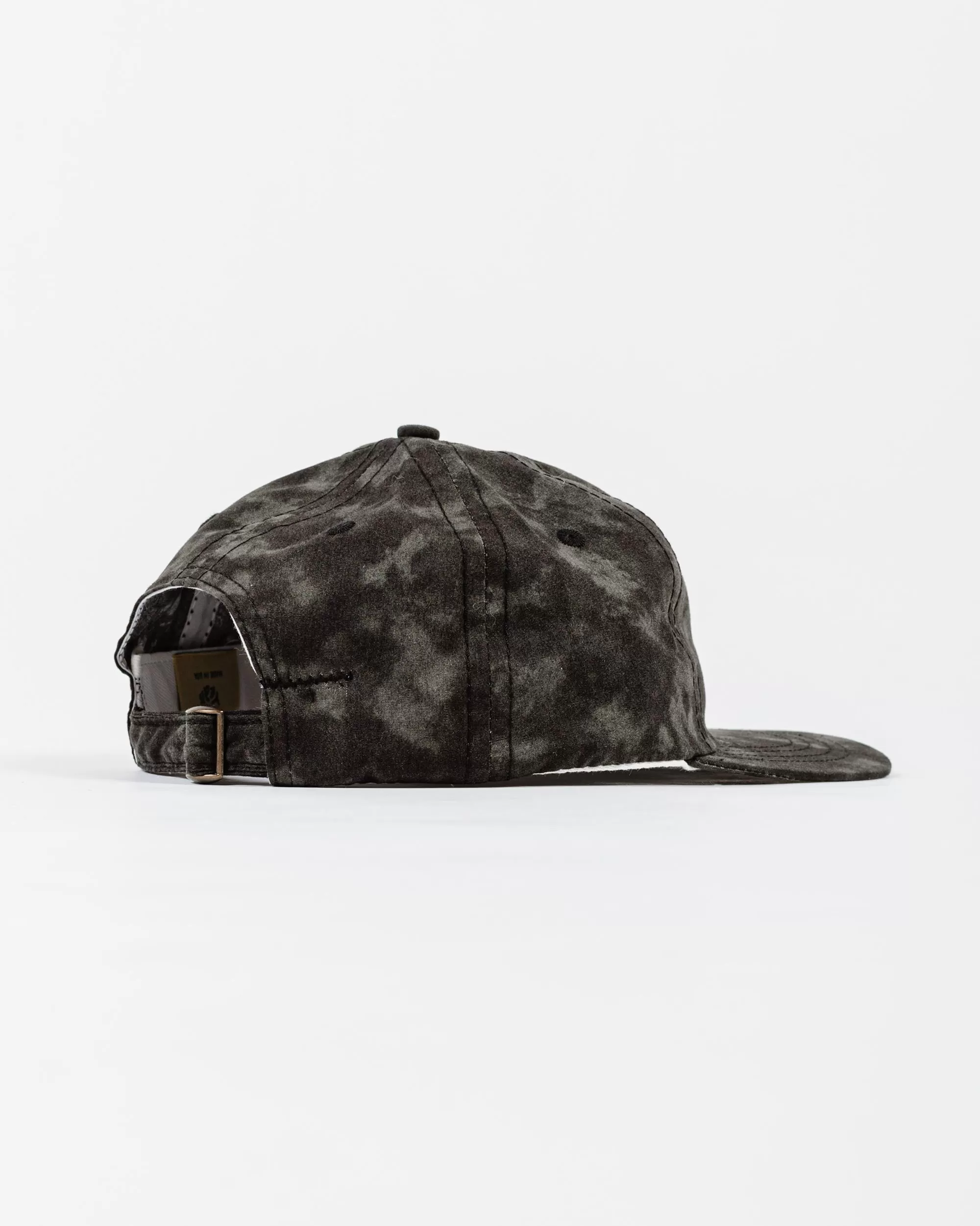 Lite Year Japanese Cotton Twill 6 Panel Cap Cloudy Black