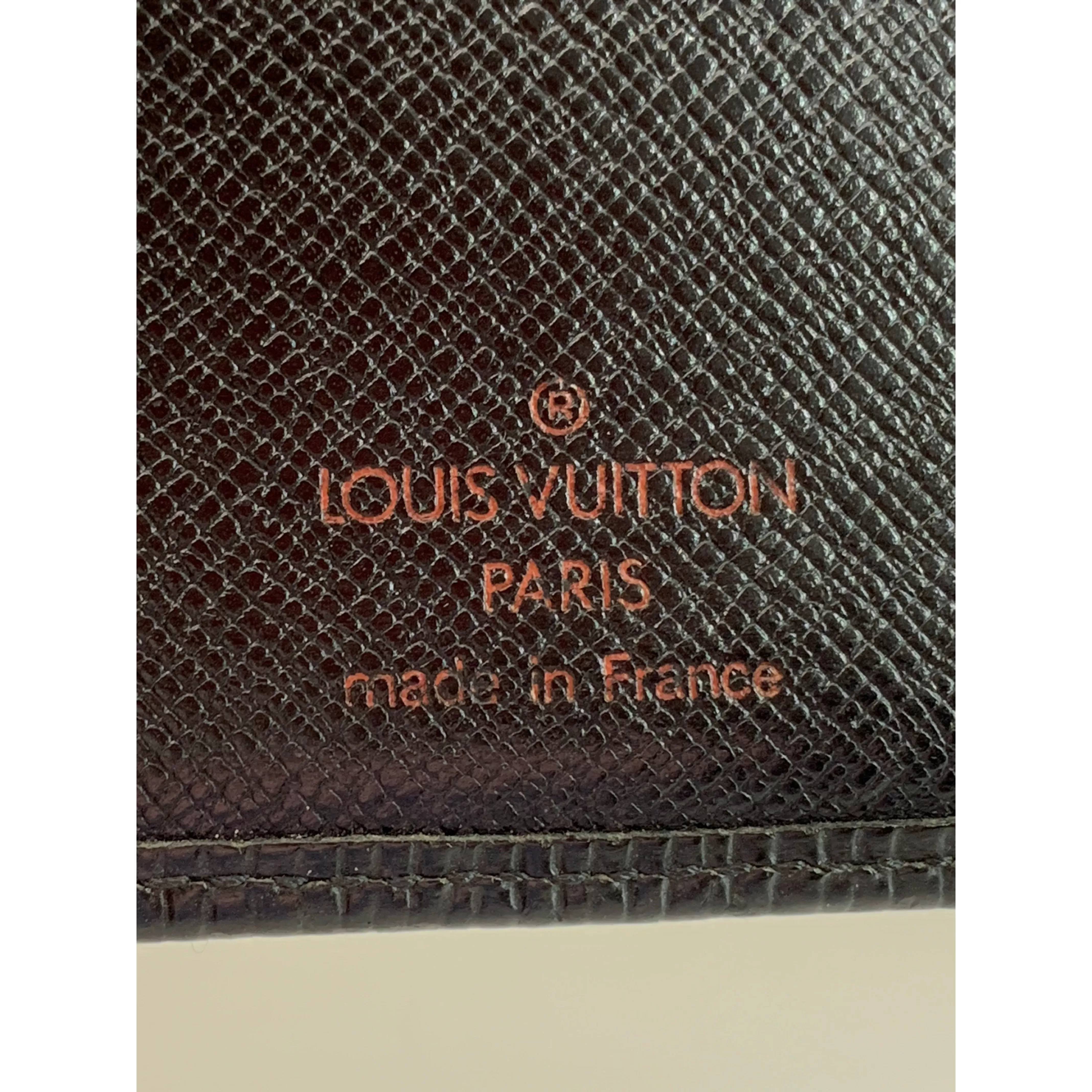 #LOUIS VUITTON/PORTE MONNAIE BILLETS VIENNOIS_EPI/Bifold Wallet/BLK/Leather