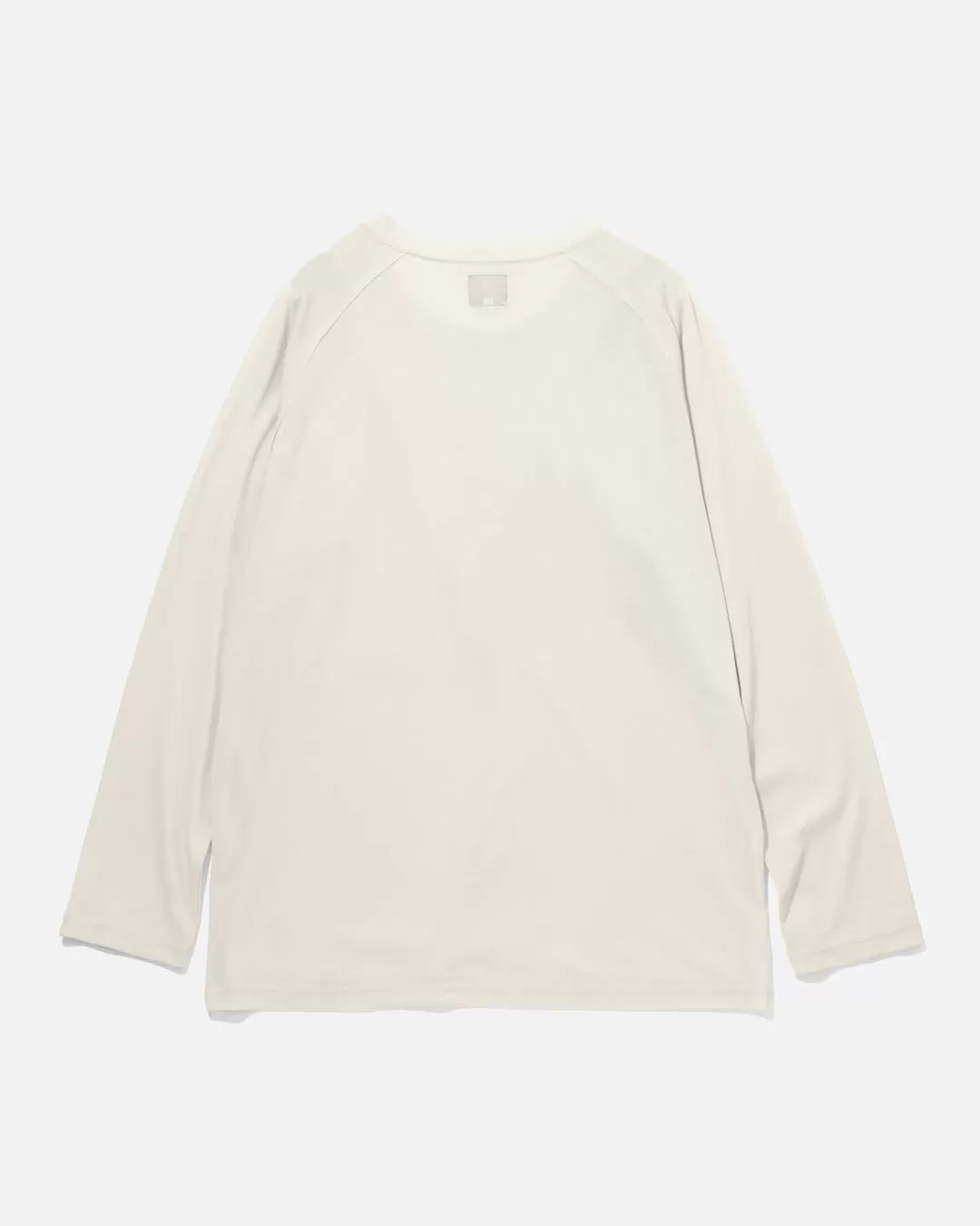 L/S U Neck Tee - Poly Mesh - Taupe