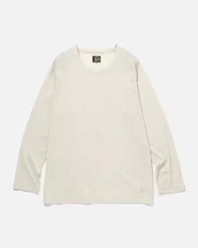 L/S U Neck Tee - Poly Mesh - Taupe