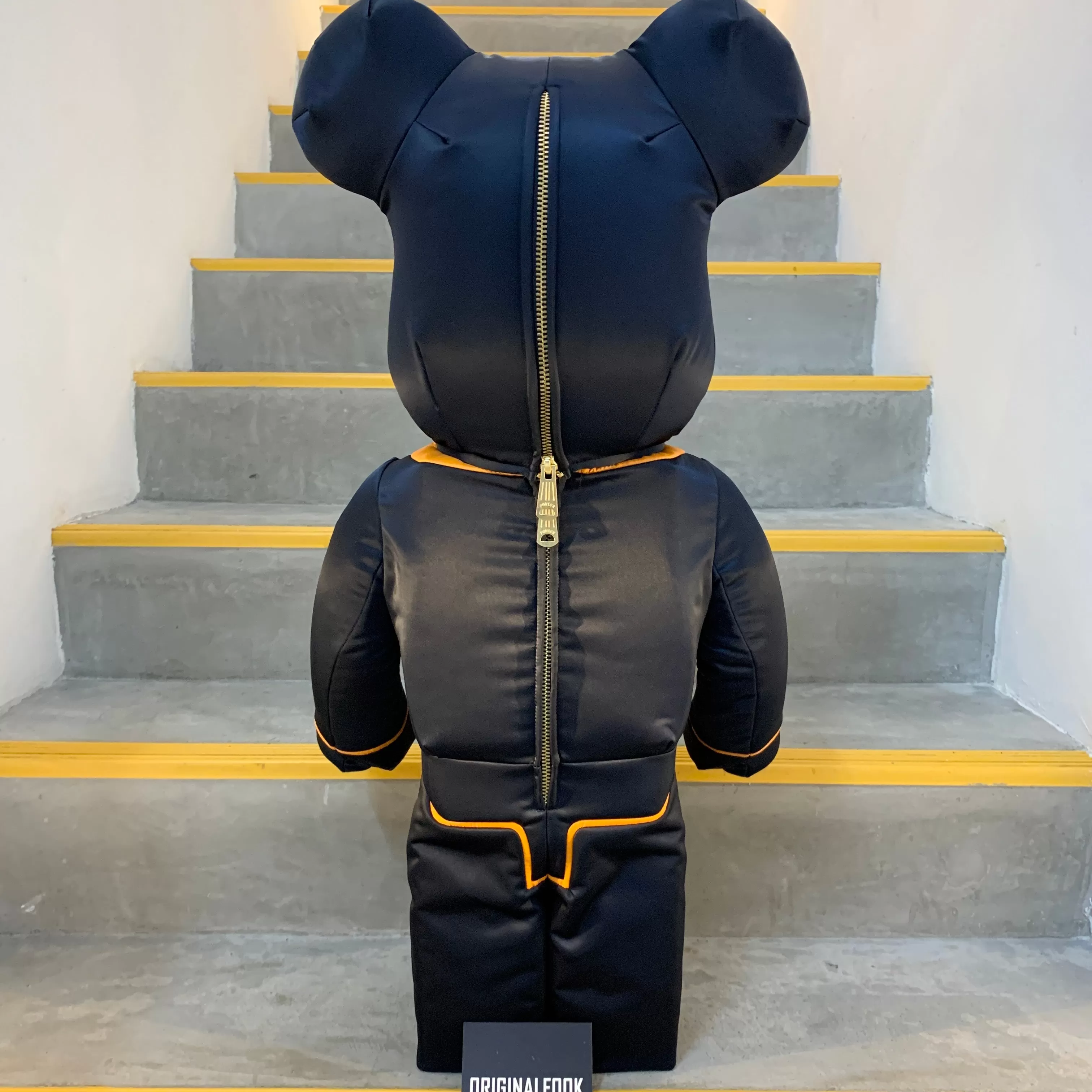 Medicom Bearbrick X Porter Yoshida Japan Tanker Iron Blue 1000%