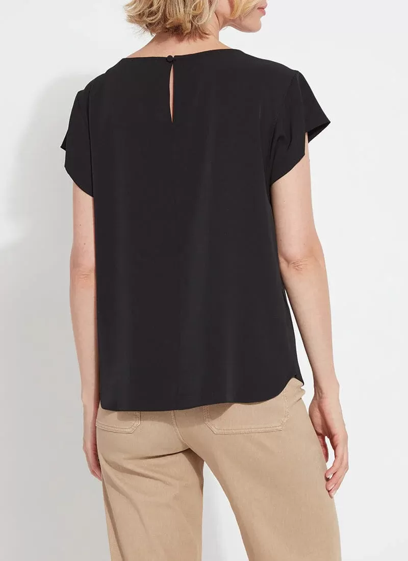 Melodie Pull On Top in black by Lysse