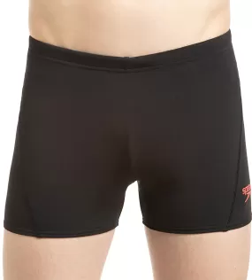 Men's Endurance   Essential Splice Aquashort - Black & Phoenix Red