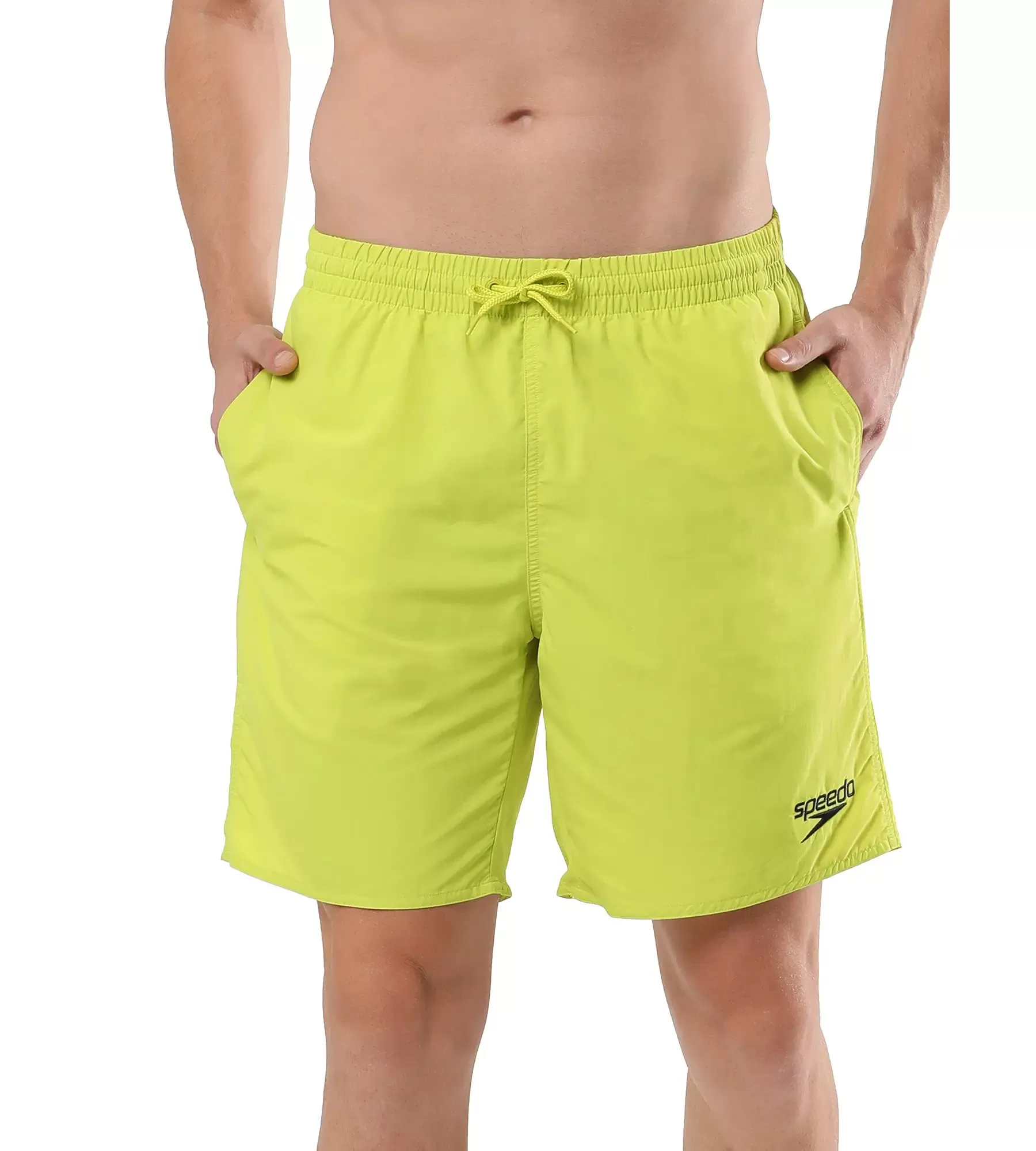 Men's Essential Watershorts - Bitterlime  &  Black