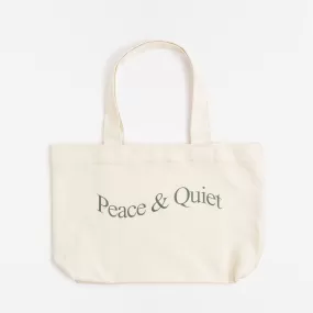 Museum of Peace and Quiet Wordmark Tote Bag