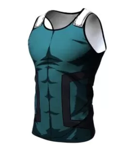 My Hero Academia 'Deku' Tank Top Compression RashGuard