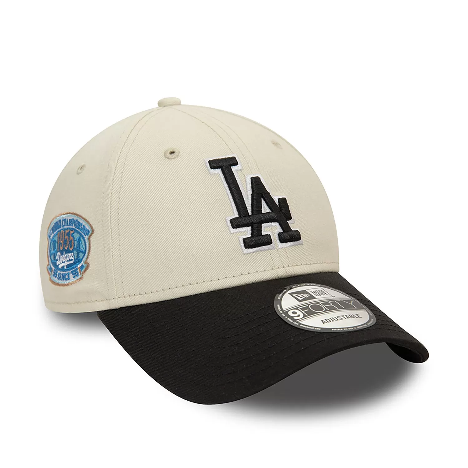 NEW ERA LA Dodgers World Series Black 9FORTY Adjustable Cap