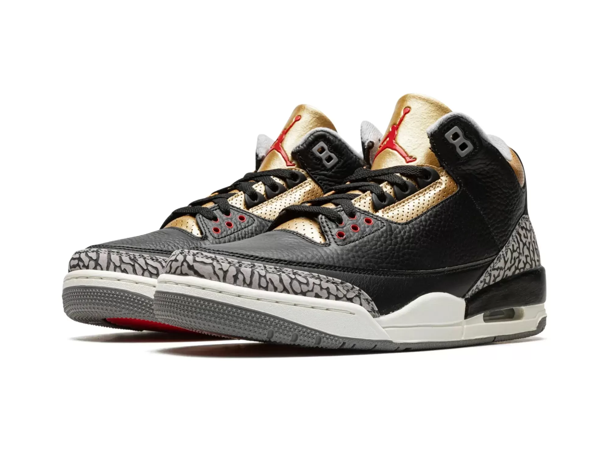 Nike Air Jordan 3 "Black Cement Gold"