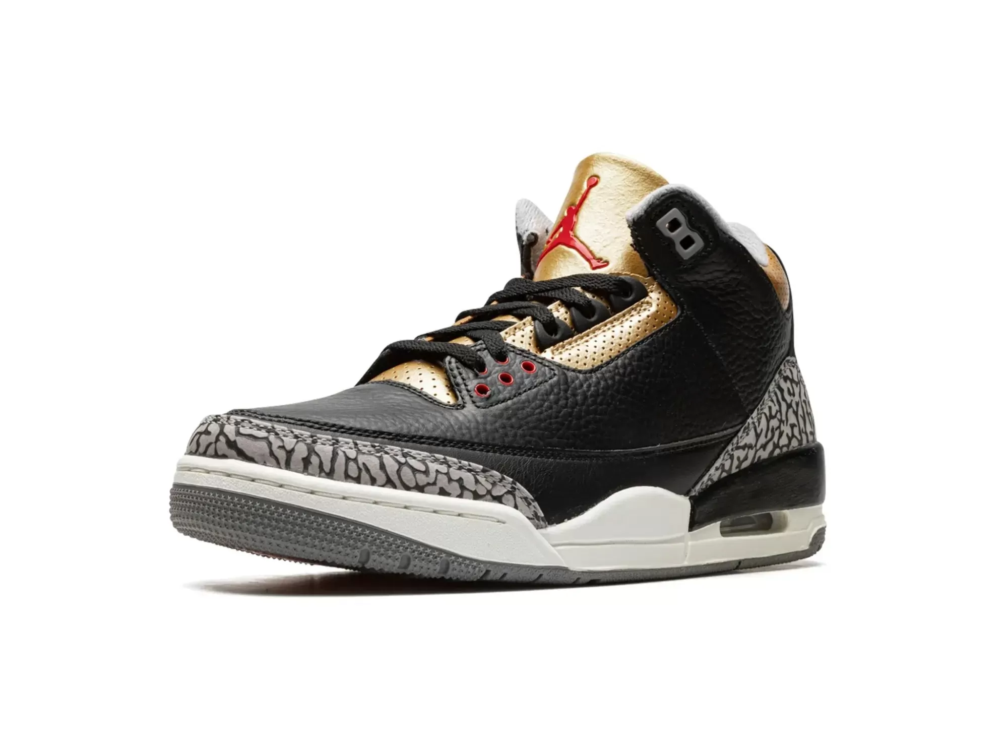 Nike Air Jordan 3 "Black Cement Gold"