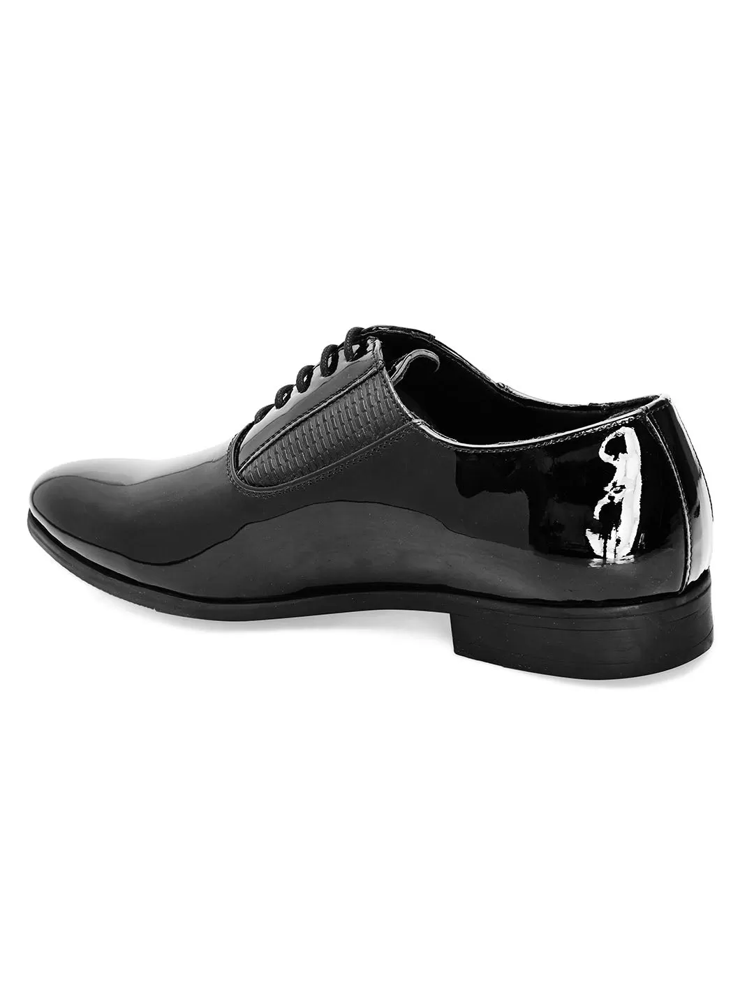 OJ Black Patent Derby Shoes