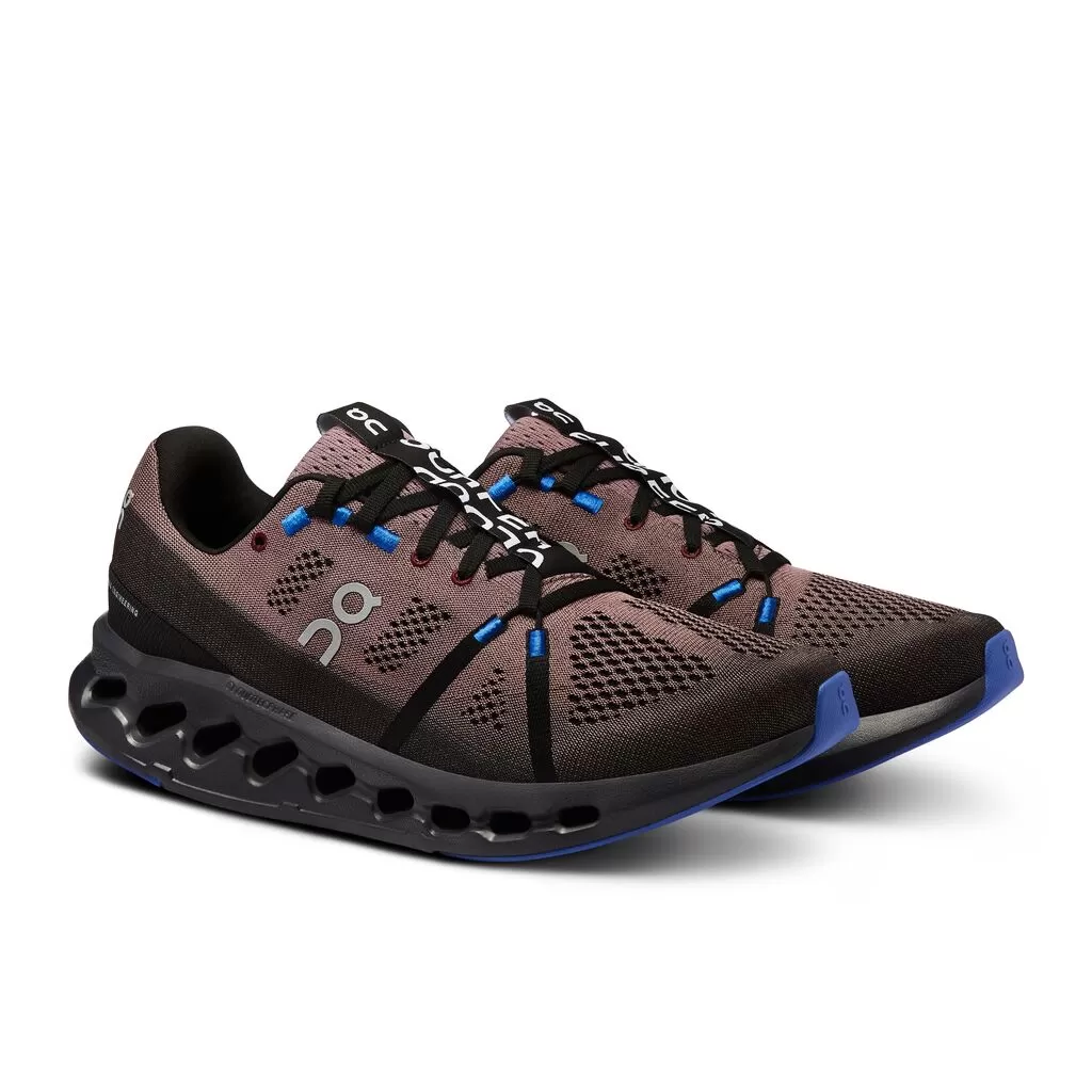 'On Running' Men's Cloudsurfer - Black / Cobalt