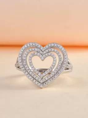 Open Heart Ring For Women