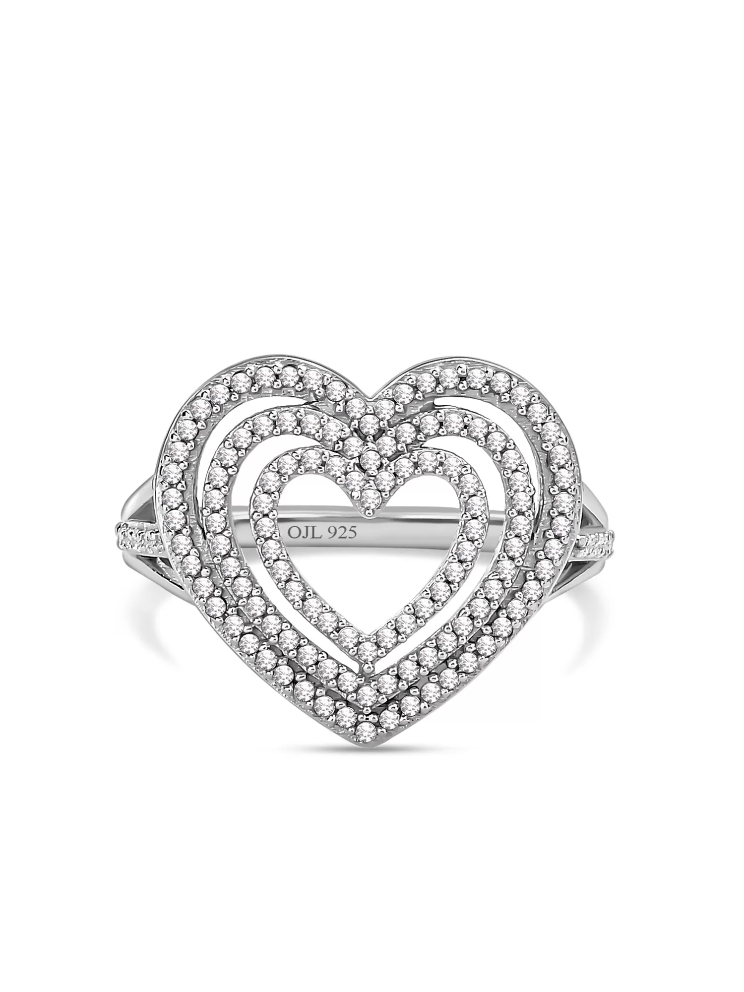 Open Heart Ring For Women