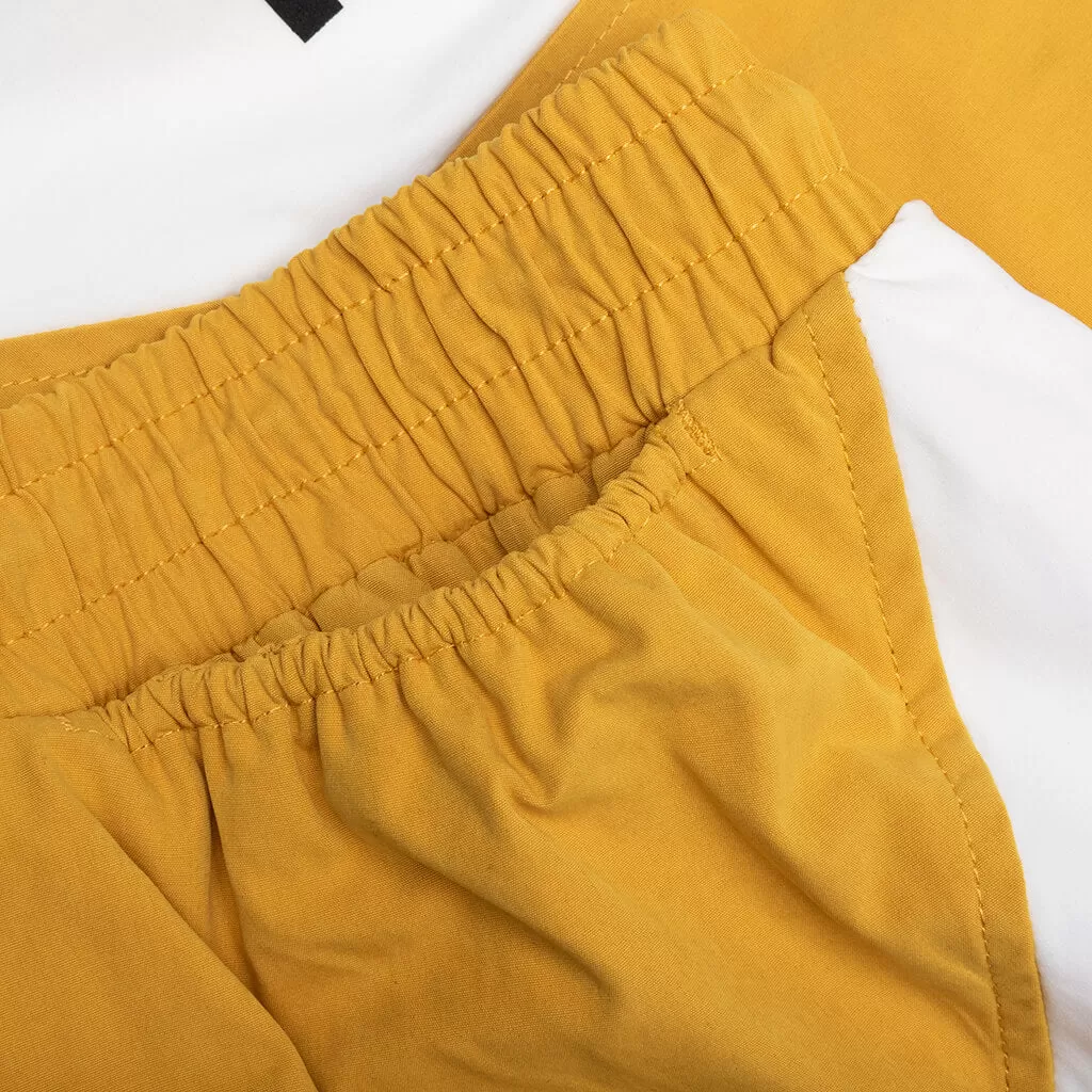 Panel Logo Short - Mustard/White