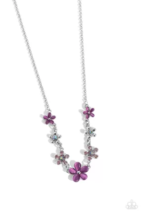 Paparazzi Spring Showcase Purple Necklace & Earring Set