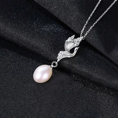 Phoenix add a Pearl Necklace for Woman with s925 Chain